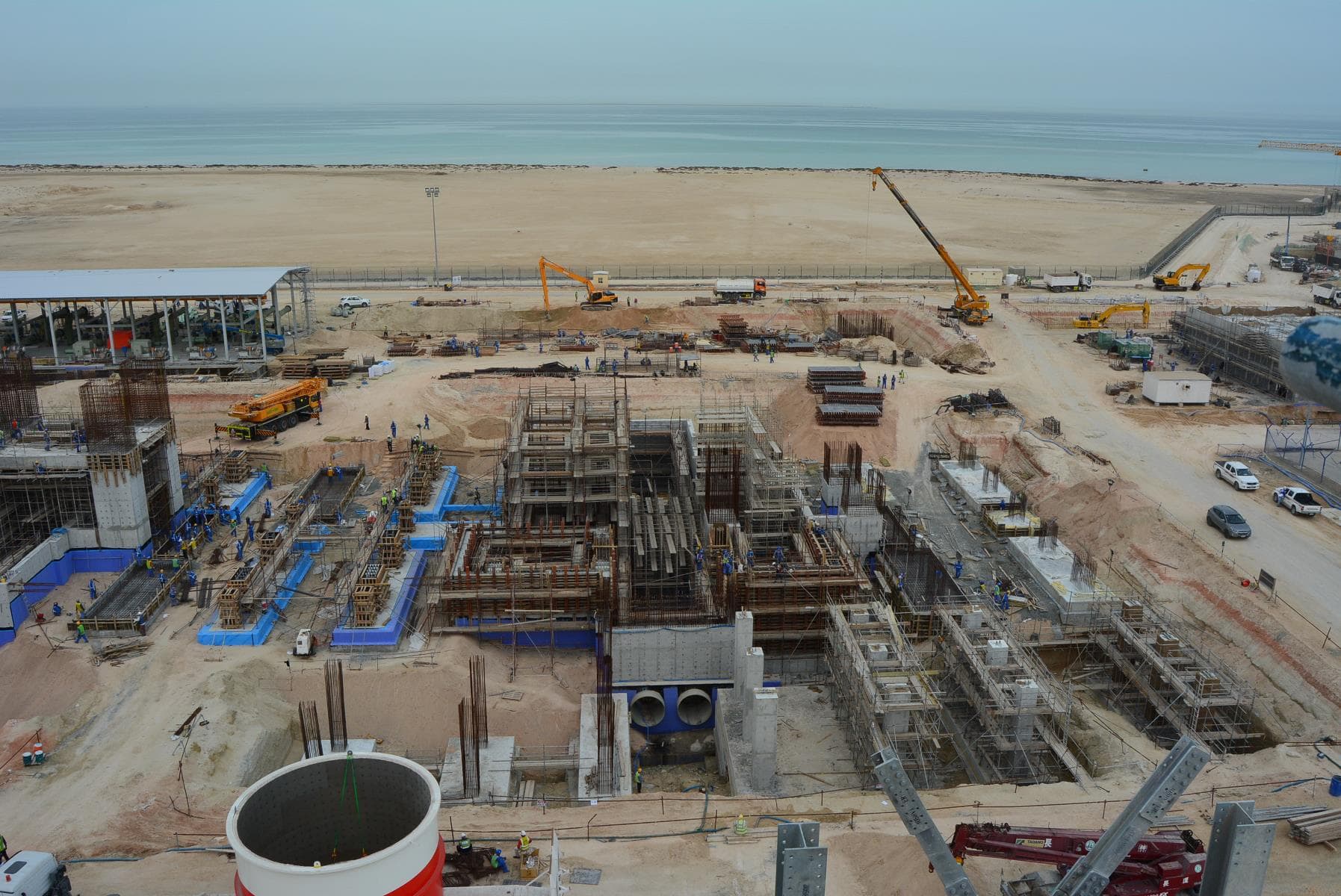 Steam Turbine building foundation work -min